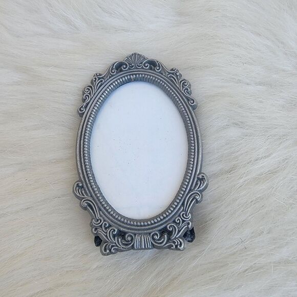 Nantucket pewter 2x3 mini photo frame matte silver tone - Picture 1 of 3